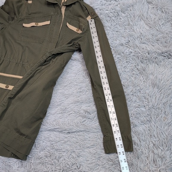 Cabi Jacket Womens M Green Utility Coat Zip Up Gorpcore Outdoors‎ Casual Comfy - Picture 5 of 11